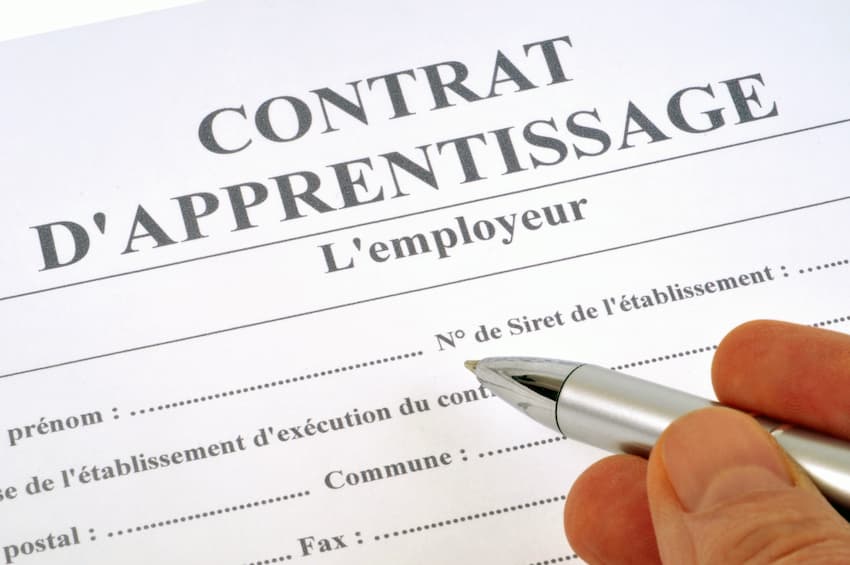 Avenant au contrat d'apprentissage